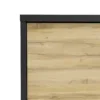 MATCH TV Unit 1 Door 1 Drawer in Black and Oak - Image 4