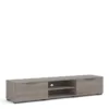 MATCH TV Unit 2 Drawers 2 Shelves in Truffle Oak