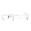 MATCH TV Unit 2 Drawers 2 Shelves in Truffle Oak - Image 3