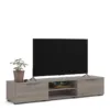 MATCH TV Unit 2 Drawers 2 Shelves in Truffle Oak - Image 8