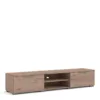 MATCH TV Unit 2 Drawers 2 Shelves in Jackson Hickory Oak