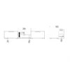 MATCH TV Unit 2 Drawers 2 Shelves in Jackson Hickory Oak - Image 3
