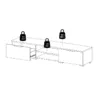 MATCH TV Unit 2 Drawers 2 Shelves in Jackson Hickory Oak - Image 2