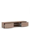 MATCH TV Unit 2 Drawers 2 Shelves in Jackson Hickory Oak - Image 9