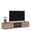 MATCH TV Unit 2 Drawers 2 Shelves in Jackson Hickory Oak - Image 7