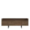 UNIT Sideboard 2 Drawers 3 Doors in Walnut and Black - Image 11