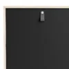 STUBBE Sideboard 1 Door 3 Drawers in Matt Black and Oak - Image 5