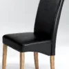 CYPRUS PU Dining Chair with Solid Ashwood Legs - Set of 2