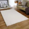 SOFTNESS Microfibre Cream Rug - Image 2