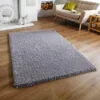 SOFTNESS Microfibre Grey Rug - Image 2