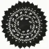 ZARLA Jute Black Rug
