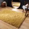 SERENE Shaggy Gold Rug - Image 2