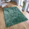 SERENE Shaggy Sage Green Rug - Image 2