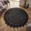 ZARLA Jute Black Rug - Image 2