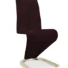 KINGSWAY Vintage PU Dining Chair with Chrome Frame - Set of 2 - Image 5