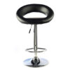 MURRY PU Bar Stool with Chrome Adjustable Frame - Set of 2 - Image 3