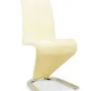 KINGSWAY Vintage PU Dining Chair with Chrome Frame - Set of 2 - Image 2
