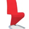 KINGSWAY Vintage PU Dining Chair with Chrome Frame - Set of 2 - Image 3