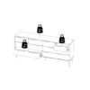 OSLO Double Dresser with 8 Drawers in White and Oak - Image 12