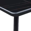 SCORPIO Ceramic Dining Table 120cm in Black, Grey - Image 4