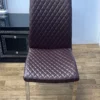 HAPPY DIAMOND PU Dining Chairs in Black, Grey-White, Brown and Black-White - Image 6