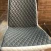 HAPPY DIAMOND PU Dining Chairs in Black, Grey-White, Brown and Black-White - Image 13