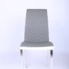 HAPPY DIAMOND PU Dining Chairs in Black, Grey-White, Brown and Black-White - Image 12