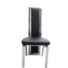 POLO PLAIN PU Dining Chair in Black, Grey and Brown - Image 3
