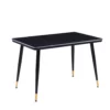 SCORPIO Ceramic Dining Table 120cm in Black, Grey - Image 6