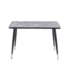 SCORPIO Ceramic Dining Table 120cm in Black, Grey - Image 11