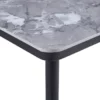 SCORPIO Ceramic Dining Table 120cm in Black, Grey - Image 10