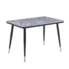SCORPIO Ceramic Dining Table 120cm in Black, Grey - Image 12