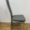 POLO PLAIN PU Dining Chair in Black, Grey and Brown - Image 7