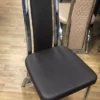 POLO PLAIN PU Dining Chair in Black, Grey and Brown - Image 5