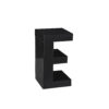 EVE High Gloss Lamp Table in White and Black - Image 2