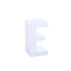 EVE High Gloss Lamp Table in White and Black - Image 3