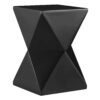 NOMAD High Gloss Lamp Table in Black & White
