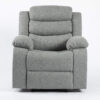 TURIN Grey Fabric Manual Recliner Sofa - 1 Seater, 2 Seater & 3 Seater - Image 11