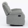TURIN Grey Fabric Manual Recliner Sofa - 1 Seater, 2 Seater & 3 Seater - Image 14