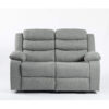 TURIN Grey Fabric Manual Recliner Sofa - 1 Seater, 2 Seater & 3 Seater - Image 7