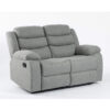 TURIN Grey Fabric Manual Recliner Sofa - 1 Seater, 2 Seater & 3 Seater - Image 8