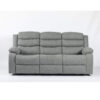 TURIN Grey Fabric Manual Recliner Sofa - 1 Seater, 2 Seater & 3 Seater