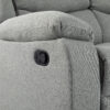 TURIN Grey Fabric Manual Recliner Sofa - 1 Seater, 2 Seater & 3 Seater - Image 4
