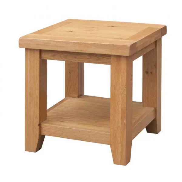 acorn solid oak lamp table by prime furniture outlet in uk