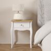BAROQUE Nightstand in Pure White Iced Coffee Lacquer - Image 8