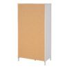 BARCELONA Wardrobe with 1 Door, 1 Miiror Door & 2 Drawers in White - Image 4