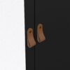 BARCELONA Wardrobe with 1 Door, 1 Mirror Door & 2 Drawers in Matt Black - Image 7