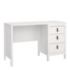 BARCELONA Desk with 3 Drawers in White