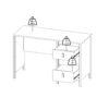 BARCELONA Desk with 3 Drawers in White - Image 12