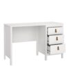 BARCELONA Desk with 3 Drawers in White - Image 5